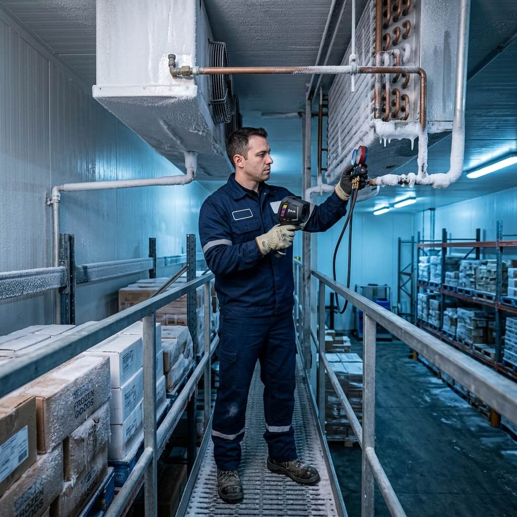 Técnico da Zero Grau atuando